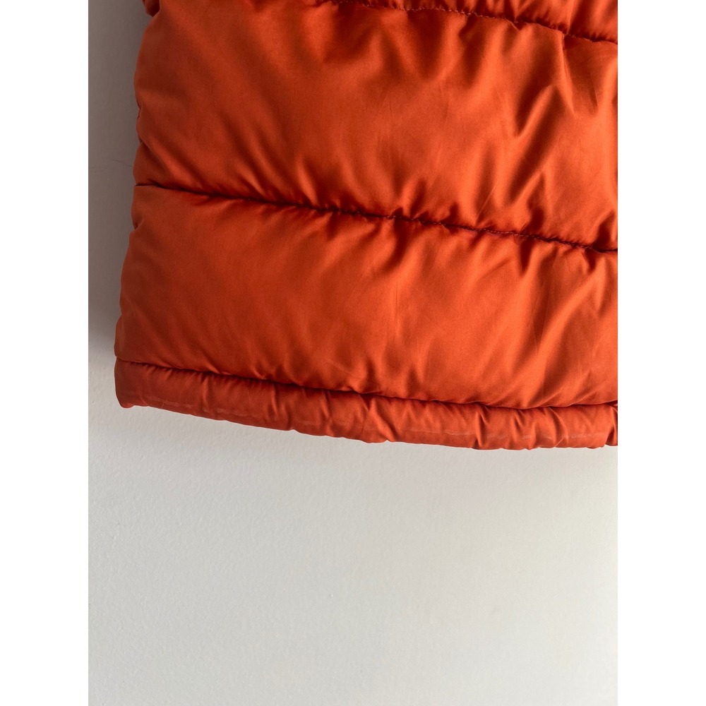 Old Navy Orange Puffer Vest Kids Medium - Picture 6 of 10